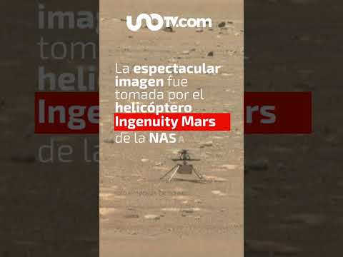 Ingenuity Mars de la NASA capta la puesta de sol en Marte