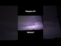 Lightning Related? Or a Fizzled out Meteor? over Glasgow UK (What is that)