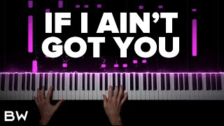 If I Ain't Got You - Alicia Keys | Piano Cover by Brennan Wieland
