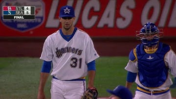 STL@SEA: Cishek retires Holliday to end the game