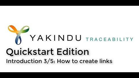 YAKINDU Traceability Quickstart (3/5) - How to create links