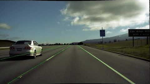 PolyLaneNet - Qualitative results on LLAMAS