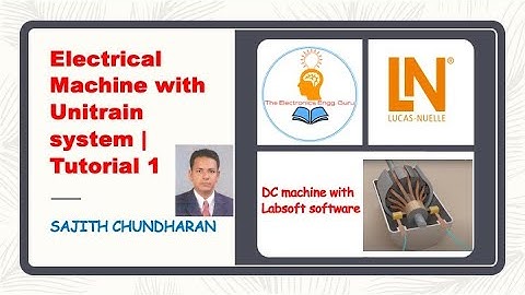 How does an Electrical DC motor work with Unitrain System and Labsoft Software