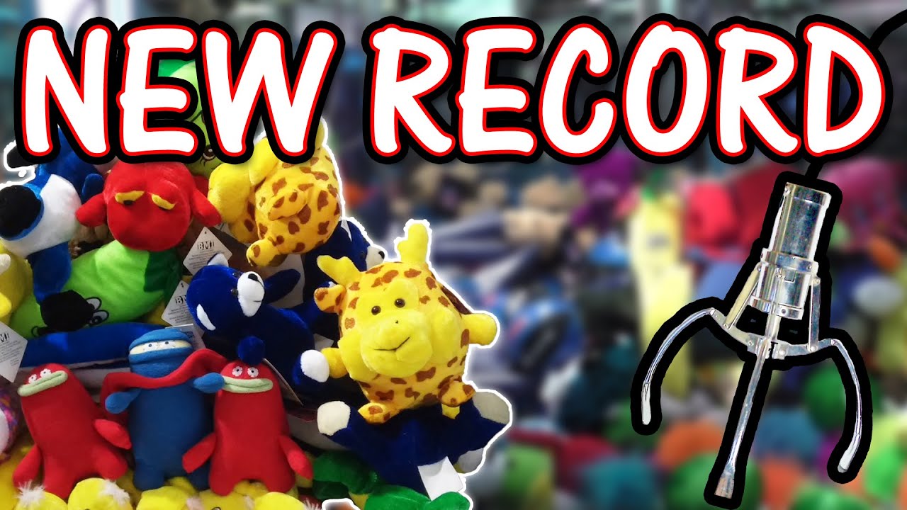 NEW Claw machine RECORD, 35 wins! - Claw Machine Wins