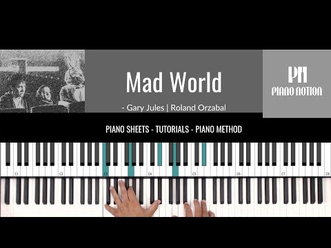 Mad World (Easy Piano) - Gary Jules