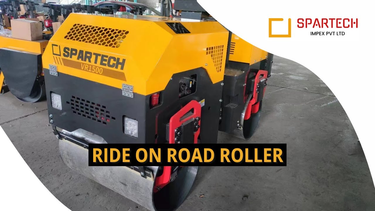 Ride On Road Roller || For Booking 9555222505 || Construction Equipment ...