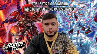 Deck Profile: Fábio Guimarães Top 16 YCS RIO - Branded Despia 40 cards