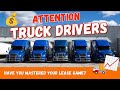 Trapped in an Upside-Down Truck Lease? Truck Owners BEWARE! 🚨 Master Your Lease Game Now!