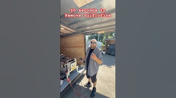 How to Remove a Gutter Machine Guillotine Fast | KWM Pro Hack #Shorts