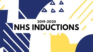 2019-2020 Inductions