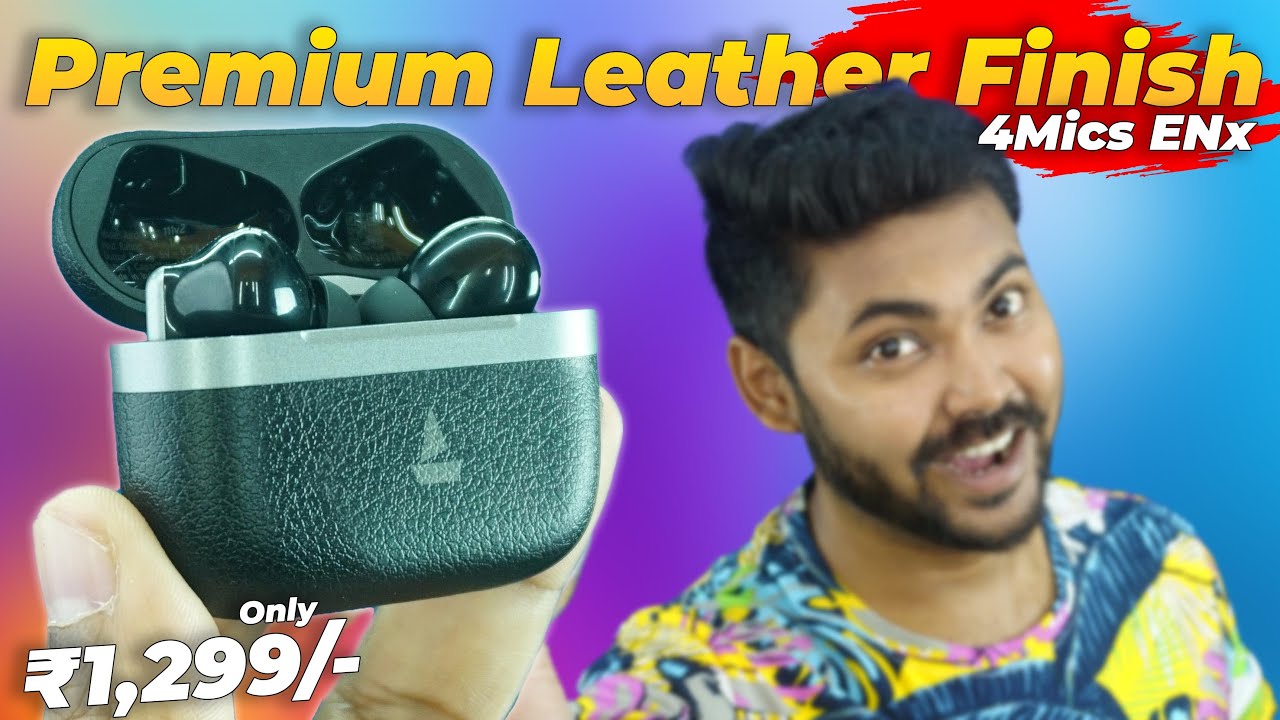 boAt Airdopes 111v2 Premium Leather Finish | 4Mics With ENx