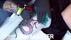 American Traditional Snakes: Tag Team Face Off | Ink Master: Shop Wars (Season 9)