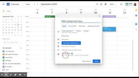 Add event to calendar