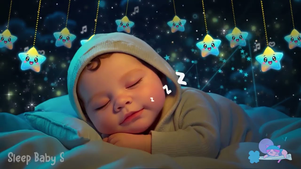 Baby Sleep Music 🎶 Sleep Deeply in 3 Minutes 🌙 Fast Calm Heal 💖 Mozart & Brahms Lullabies