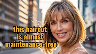 A hairstyle that saves time: a trendy bob for women aged 40-50 years old