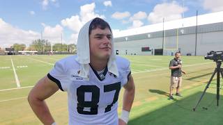 Nate Boerkircher Training Camp Full Interview