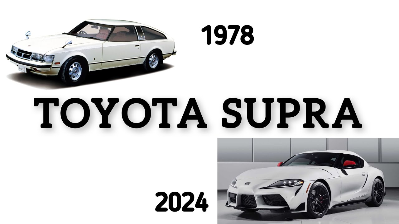 EVOLUTION OF THE TOYOTA SUPRA 1978 2024 INTERIOR & EXTERIOR YouTube