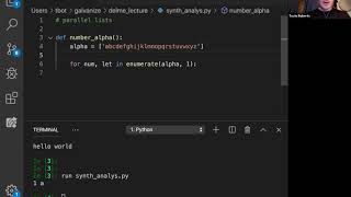 Galvanize DSI Technical Interview Coding Prep, Part 1: Parallel Lists and Dictionaries