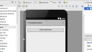01 Hello world application Android Studio tutorial