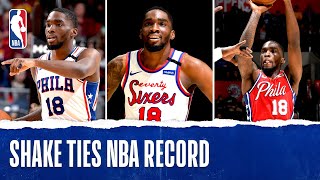 Shake Ties NBA Record With 13 Consecutive 3's!