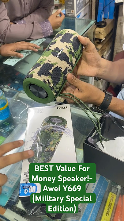 Awei Y669 Bluetooth Waterproof Outdoor Dual Speaker (31W) #unboxing