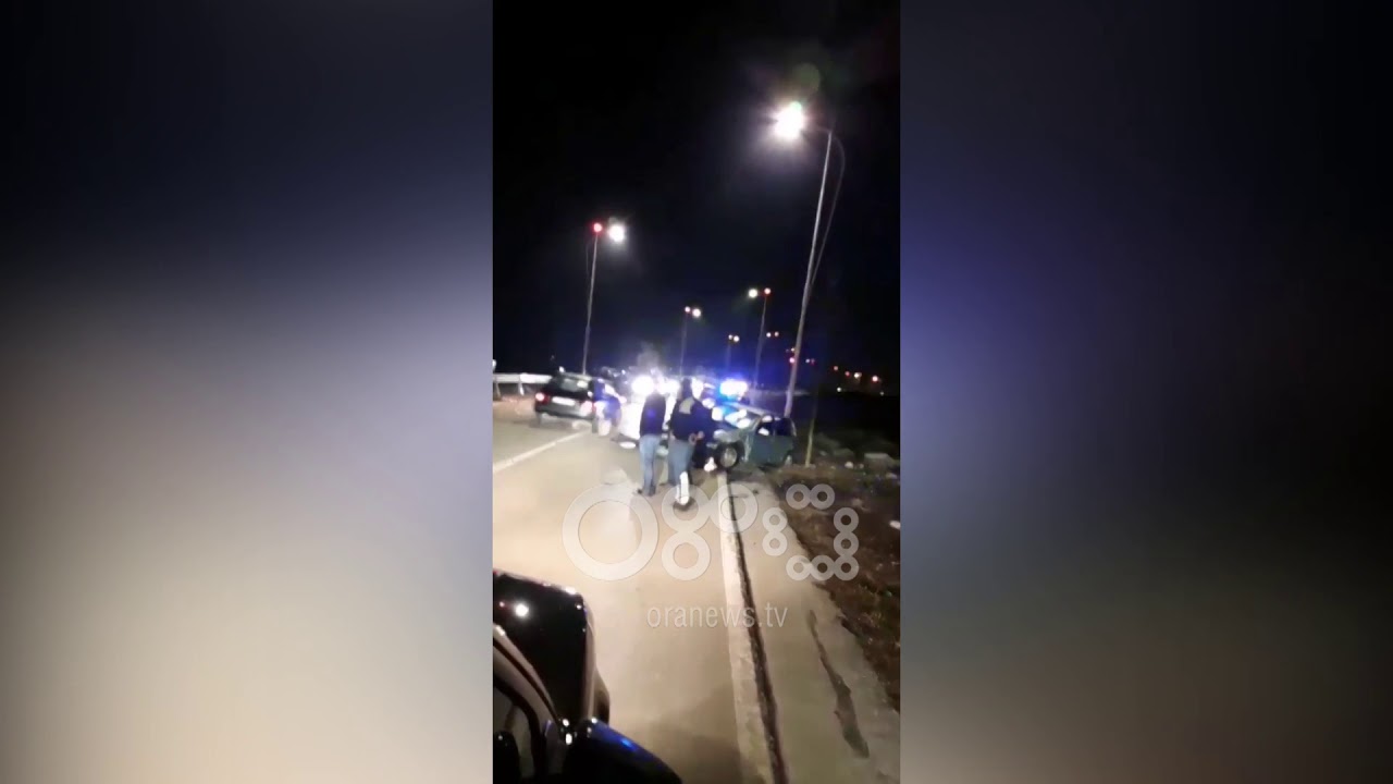 Ora News - Aksident në rrugën e Rinasit, shikoni si ka përfunduar makina