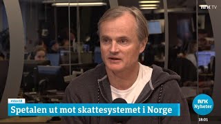 Spetalen ut mot det norske skattesystemet