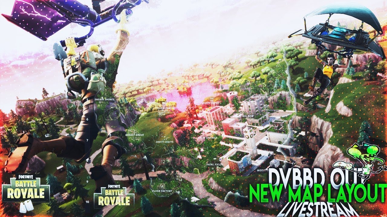 Fortnite Battle Royale!!!l *BRAND NEW MAP UPDATE COUNTDOWN!!!*lSub 4 a Dvb!