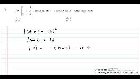 Crack IIT JEE - Video Solution to JEE 2013 - Mathematics - Problem 3