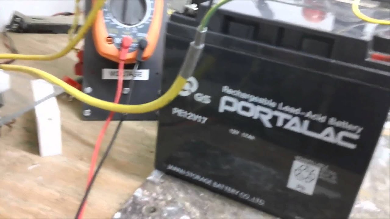 Pulse Motor Charging a Sulfated Battery YouTube