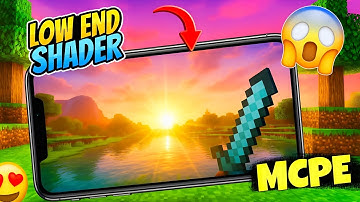 TOP 3 Best Low-End Device Shaders for MCPE 1.21 ⚡ LAG-Free Ultra Smooth Graphics!