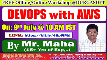 DEVOPS with AWS (FREE Workshop) Offline/Online Training @ DURGASOFT