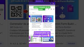 Cronometro en Formulario de Google✨ Video en mi canal📹 #googleformtutorial #tutorial #tips