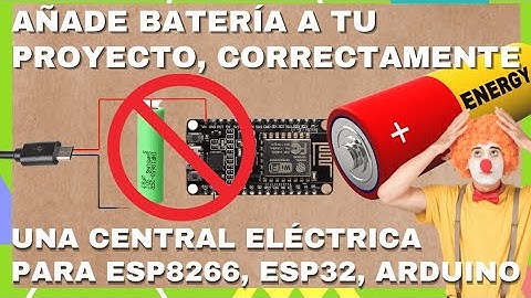 🥇 ¡NO HAGAS ESTO! Cargador Batería y Corriente SIMULTANEAMENTE (Bien hecho) ESP8266, ESP32, Arduino👈