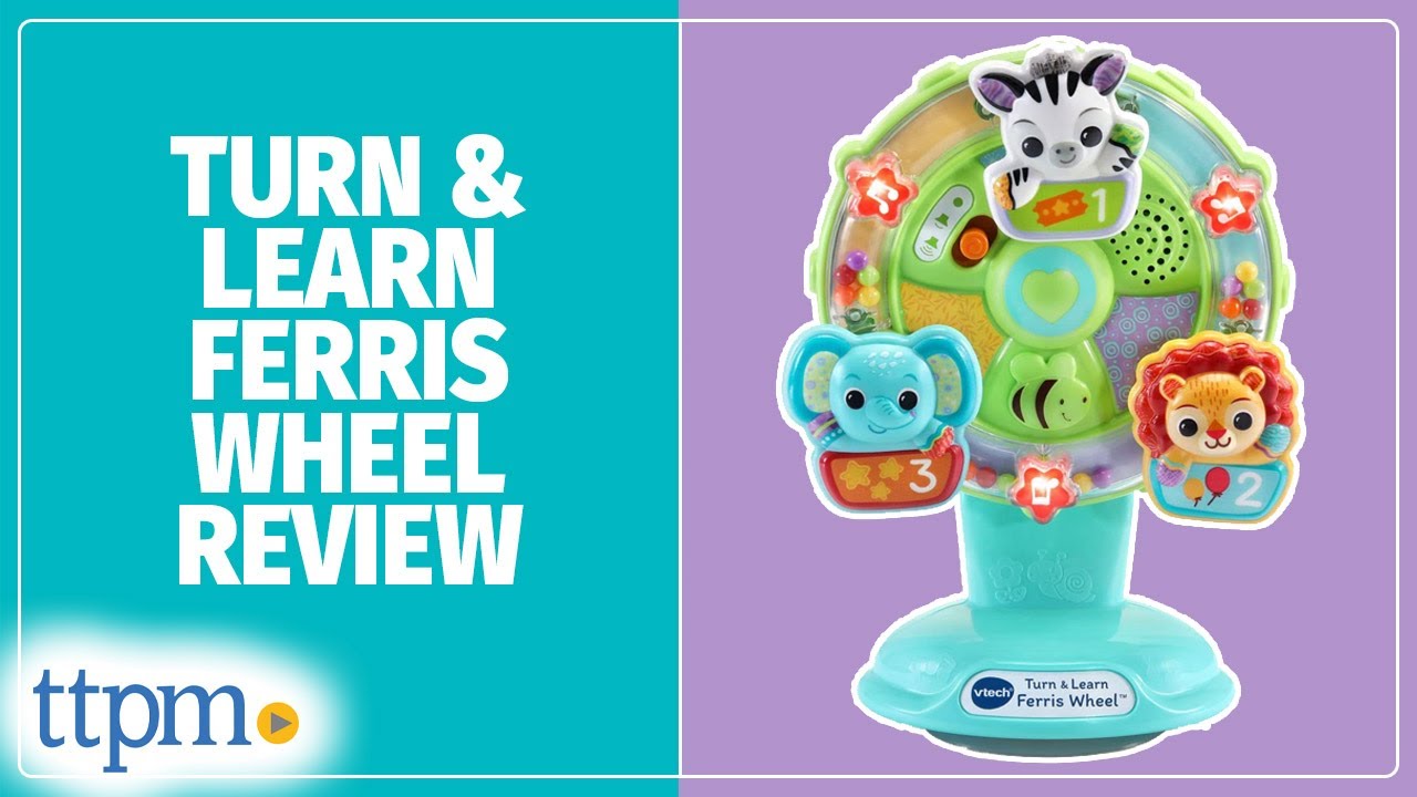 VTech® Turn & Learn Ferris Wheel™ Interactive Baby Toy With Suction Cup 