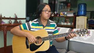 Video thumbnail of "(အခါလြန္မိုး) ေရး - ဆို  ထူအိမ္သင္ Fingerstyle arranged by Sai Lone Htaw"