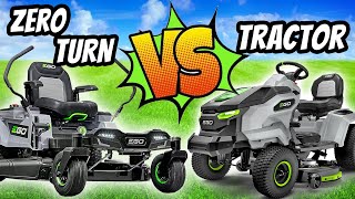 What's Best? - ZTR vs Lawn Tractor 🚜🚜🚜