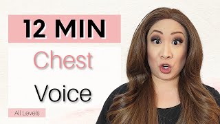 Chest Voice Vocal Warm Up for singing lower notes