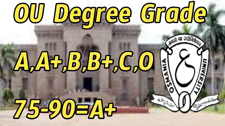 OU Degree Grade And Marks Explanation