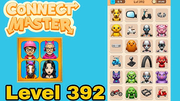 Connect master match puzzle level 392 solution walkthrough 