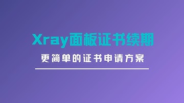 xray面板快速更换证书解决方案，xray面板一键安装|SSL证书续期，一键搭建xray面板科学上网，轻松自建vps节点，速度稳定更安全#一瓶奶油