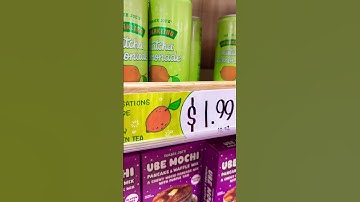 New Sparking Matcha Lemonade 🍋 at Trader Joe’s #traderjoes