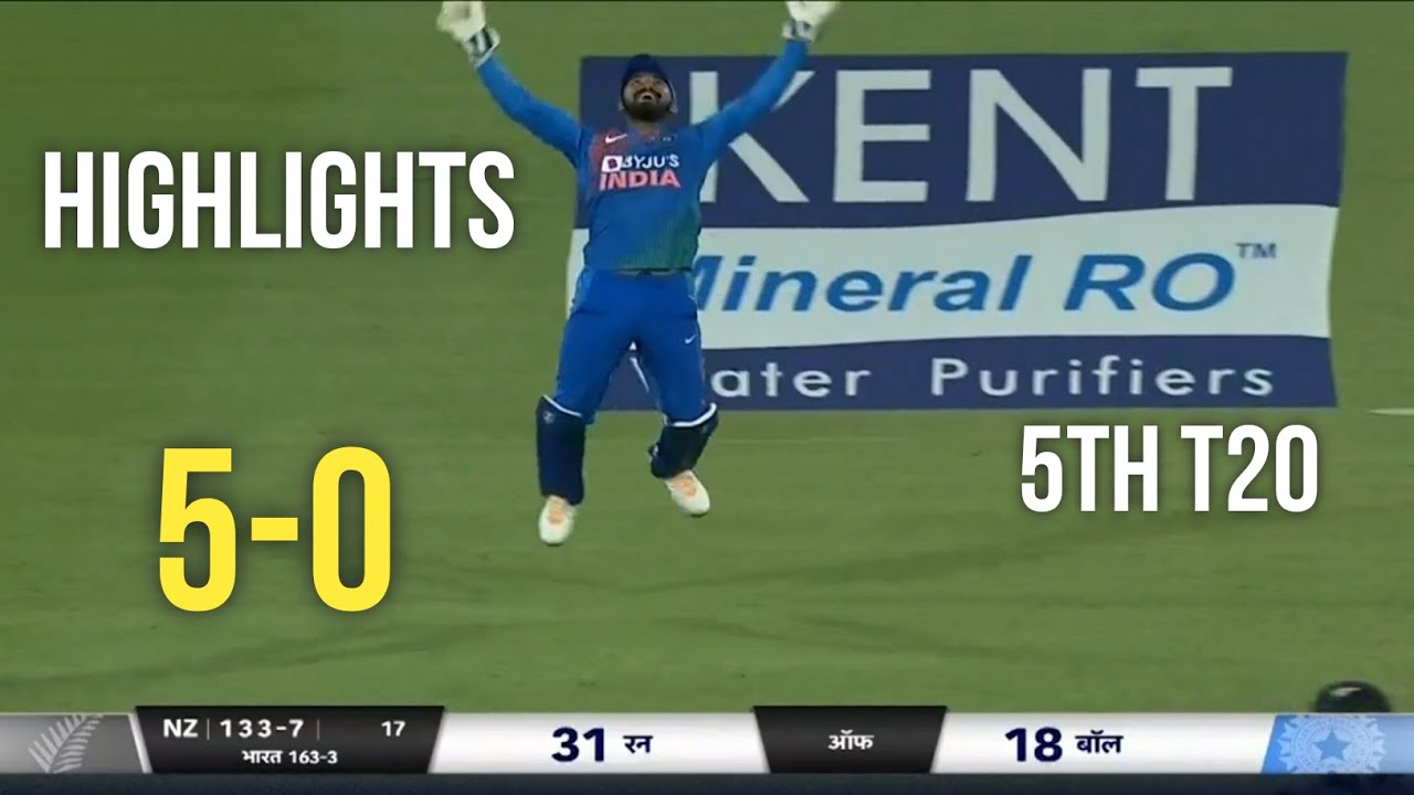 INDIA VS NEW-ZEALAND FULL 5TH T20 MATCH HIGHLIGHTS || IND VS NZ || 2020 ...
