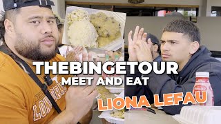 Meet and Eat w/ Liona Lefau | BingeTour at Papa Ole's