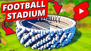 Stadium in Minecraft - #Shorts Timelapse
