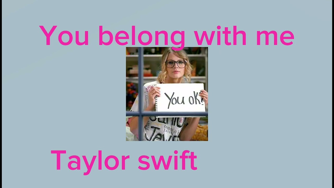Taylor Swift - You belong with me || sped up ||