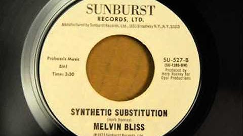 Melvin Bliss - SYNTHETIC SUBSTITUTION - 1973