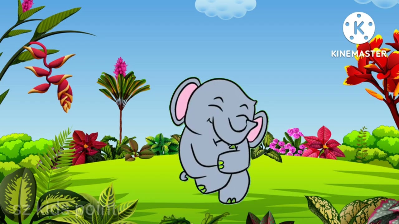 ak mota hathi....elephant song by sz kids point 