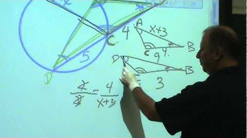GEOMETRY:  Proof of length of Exterior secant lines