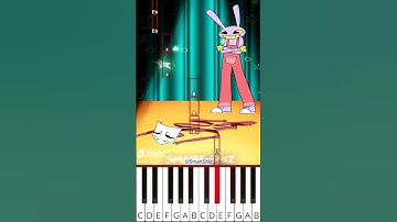 DIGITAL CIRCUS Slickback ANIMATION Jax & Gangle (@SmartShiz) - Octave Piano Tutorial